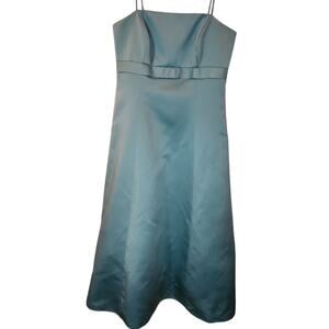 Blue David's Bridal Gown Size 2 Bridesmaid, formal, prom